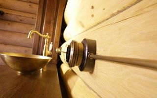 Проводка на роликах в деревянном доме
