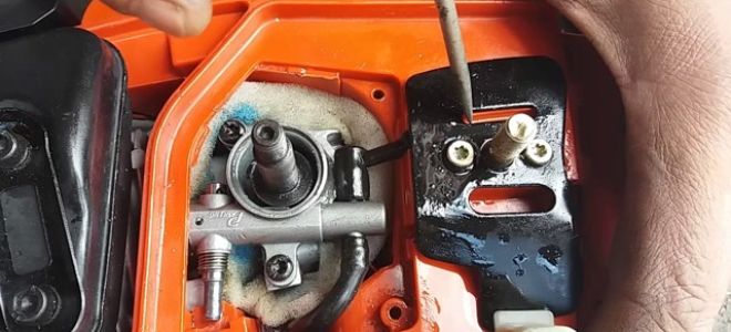 Как отремонтировать масляный насос на бензопиле