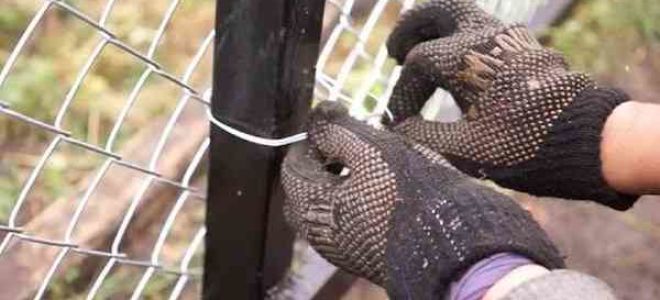 Какая нужна проволока для сетки рабицы