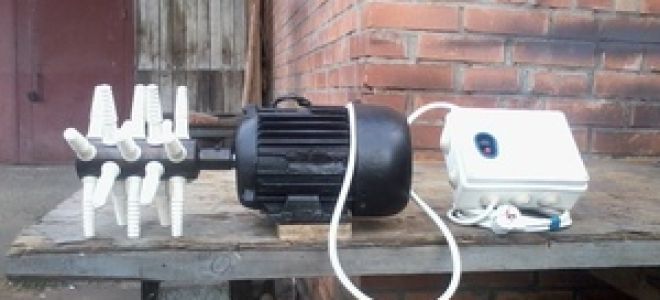 Перосъемная машина из стиральной машины фея