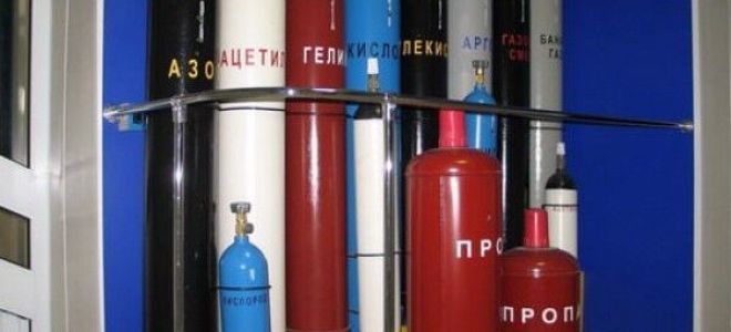 Вес газовых баллонов пустых и полных