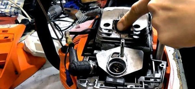 Плохо заводится на горячую бензопила