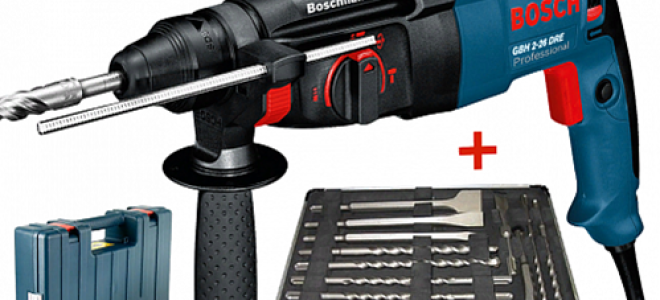 Принцип работы перфоратора бош