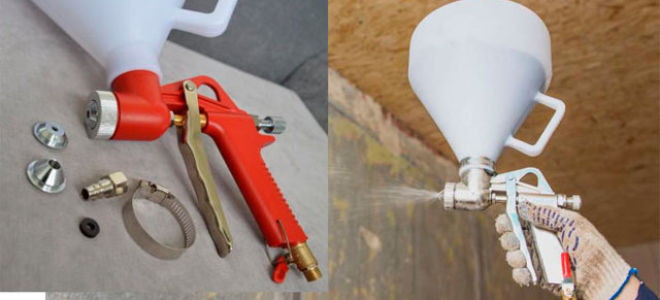 Как нанести декоративную штукатурку компрессором