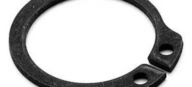 Канавки под стопорные кольца размеры