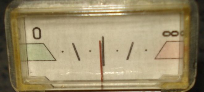 Демпфирование стрелочного микроамперметра схема