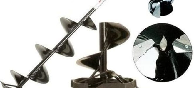 Бур для льда для рыбалки