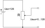 Условное обозначение реостата на схеме