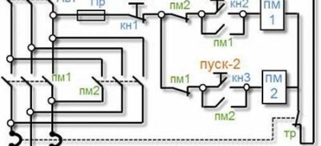 Схема подключения магнитного пускателя самоподхват
