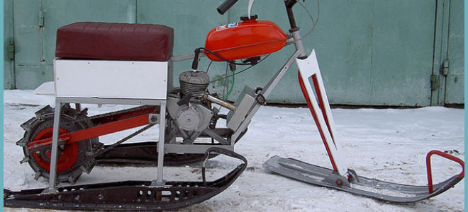 Мини снегоходы самоделки своими руками видео бесплатно