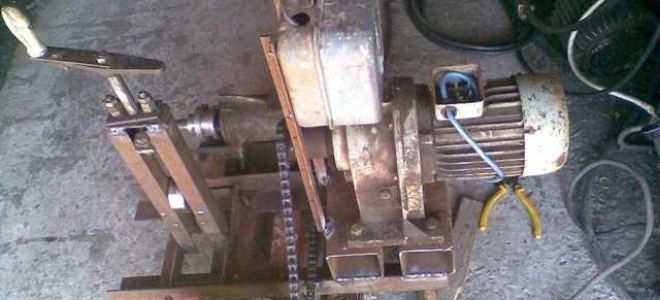 Чертеж гибочного станка для профильной трубы