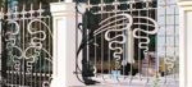 Фото кованных заборов для частных домов