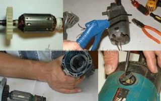 Как снять подшипник с вала болгарки